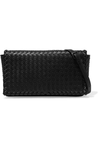 Shop Bottega Veneta Intrecciato Leather Shoulder Bag