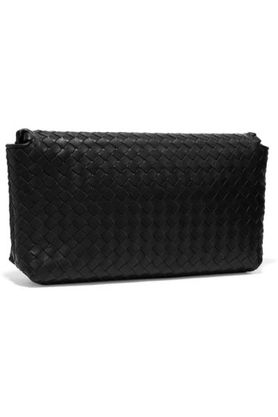 Shop Bottega Veneta Intrecciato Leather Shoulder Bag