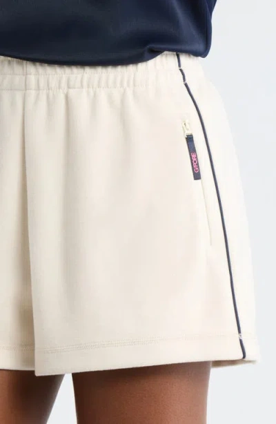 G/fore Double Knit Shorts In White