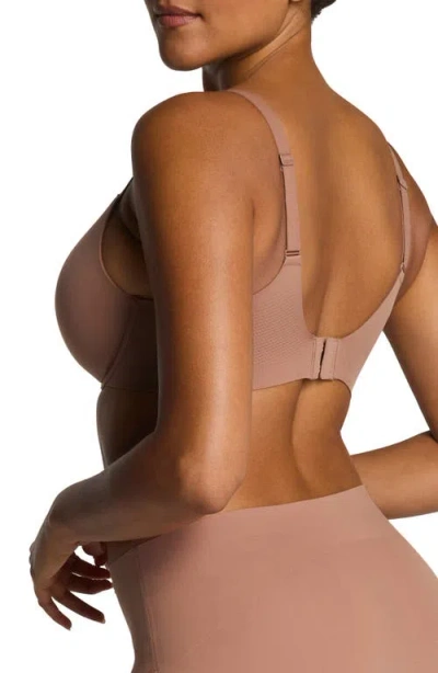 Spanx Lightly Lined Bra In Brown