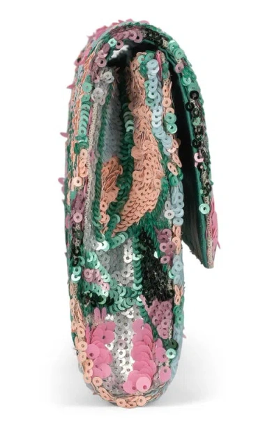 Jeffrey Campbell Disco Sequin Clutch In Multi