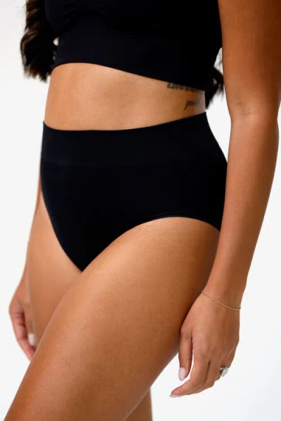 Blush & Bashful High Rise Bikini In Black