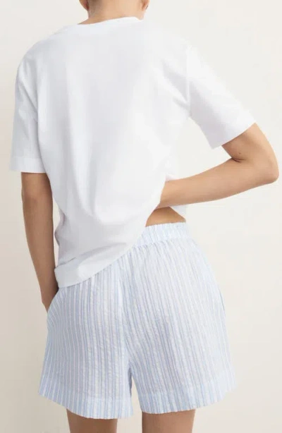 Mango Short Pajamas In Blue