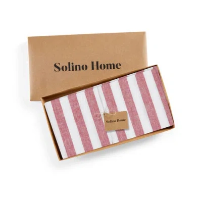 Solino Home Linen Table Throw In Multi