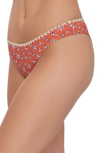 Stevie Scoop Hipster Bikini Bottom With Cheeky Coverage In Multi
