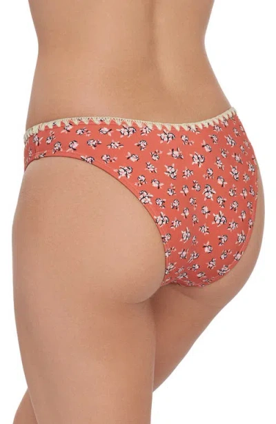 Stevie Scoop Hipster Bikini Bottom With Cheeky Coverage In Multi