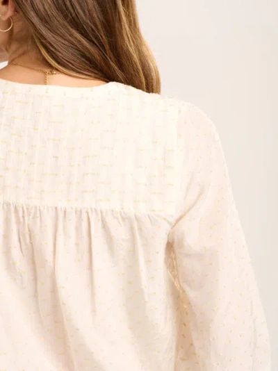 Brakeburn Boardwalk Blouse In White