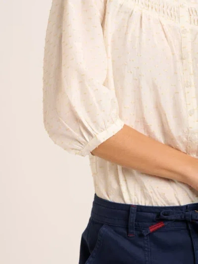 Brakeburn Boardwalk Blouse In White