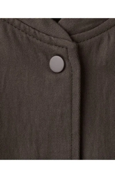 Mango Oversize Bomber Jacket In Purple