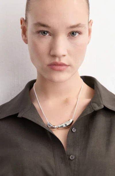 Mango Lyocell Button-up Jumpsuit In Brown