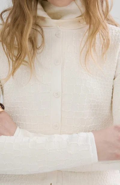 Mango Coco Cardigan In Neutral