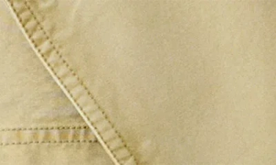 Mango Belted Denim Jacket In Green