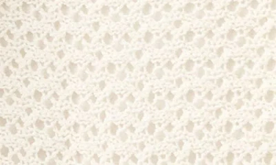 Mango Open Stitch Shawl In Neutral