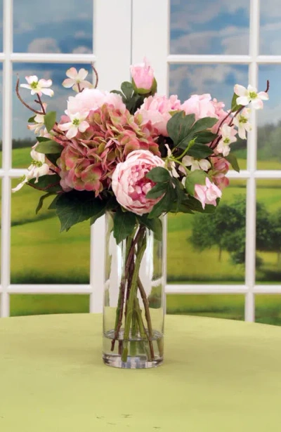 Mark Roberts Peony Hydrangea Bouquet In Multi