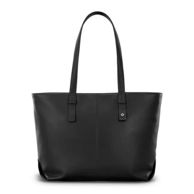 Samsonite Mobile Solution 2 Leather Tote In Black