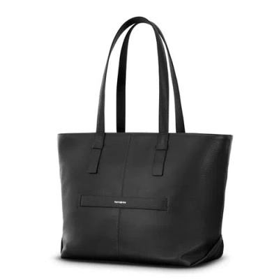 Samsonite Mobile Solution 2 Leather Tote In Black