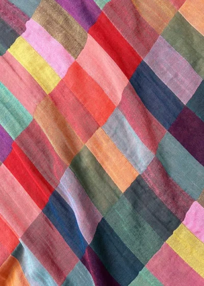 Ace & Jig Daryl Button Front  Raglan Blouse In Multi