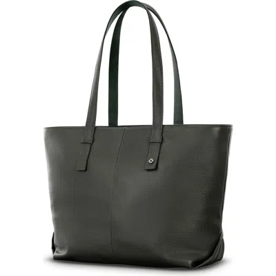 Samsonite Mobile Solution 2 Leather Tote In Green