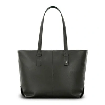 Samsonite Mobile Solution 2 Leather Tote In Green
