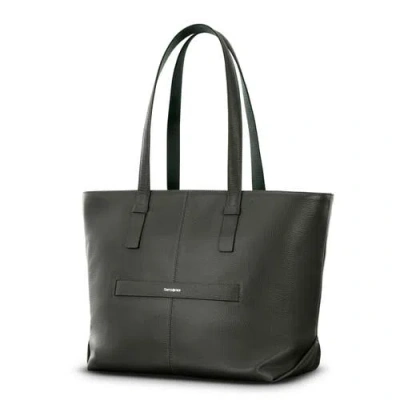 Samsonite Mobile Solution 2 Leather Tote In Green