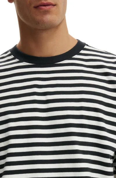 Cotton On Box Fit Plain T-shirt In Black
