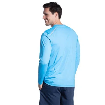 Bloquv Long Sleeve Jet Tee In Blue