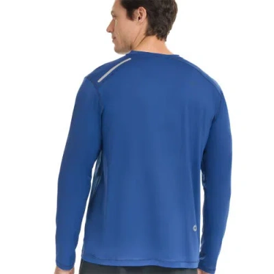 Bloquv Long Sleeve Jet Tee In Blue