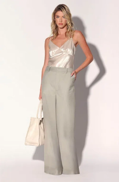 Walter Baker Casper Wide Leg Trousers In Gray