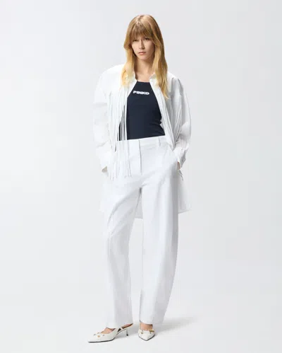 Pinko Geripptes Top In Blue