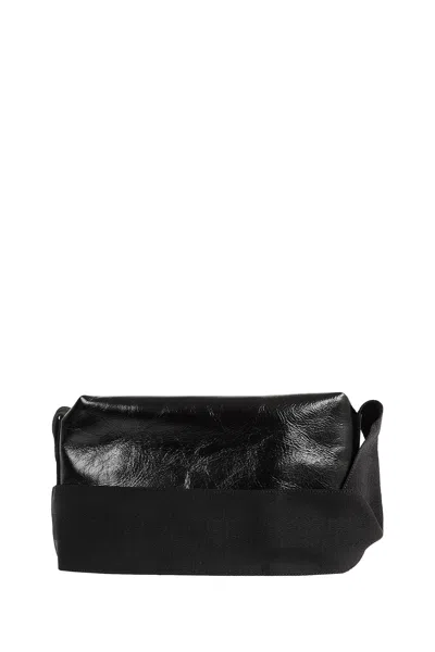 Uma Wang Medium Shoulder Bag In Black