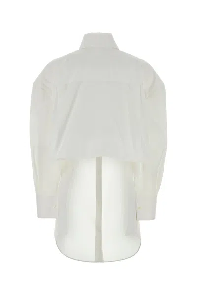 Givenchy Asymmetric Shirt In White