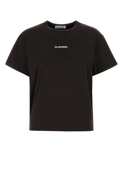 Jil Sander Dark Brown Short Sleeve T-shirt