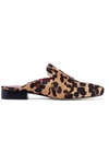 DORATEYMUR Filiskiye leopard-print calf hair slippers