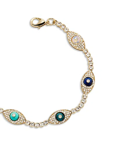 Baublebar Iris Evil Eye Tennis Bracelet In Gold