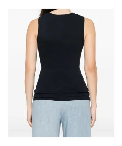 P.a.r.o.s.h Geripptes Top In Black