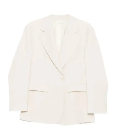 P.a.r.o.s.h Flap Pocket Jacket In White