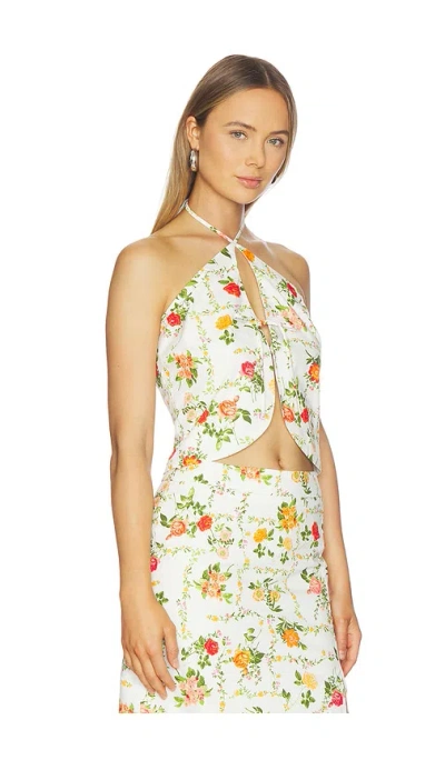 Line & Dot Anisa Top In Multi