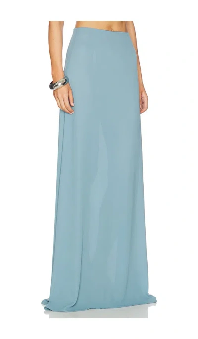 Lapointe Maxi Skirt In Blue