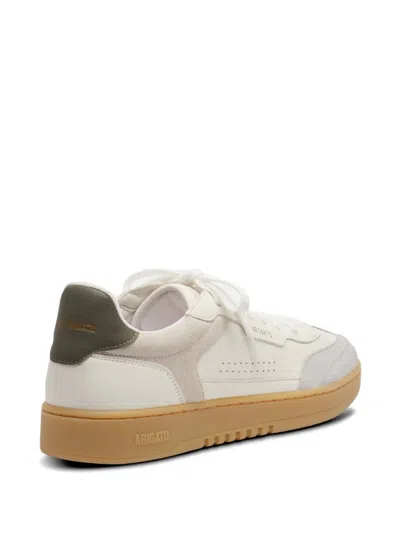 Axel Arigato Dice T-toe White Low Top Sneakers With Logo Patch On The Tongue And Logo Lettering On The Rear In Le
