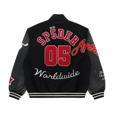 Sp5der Cuntry Varsity Jacket 'black'