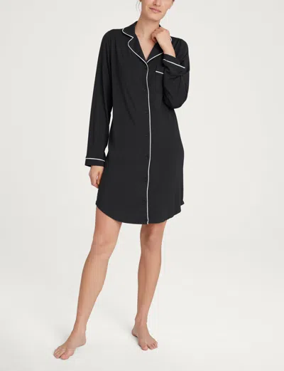 Tommy John Women's Downtime Night Shirt In Black