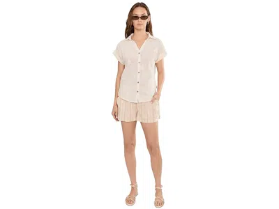 Toad And Co Taj Hemp Pull-on Shorts In Pink