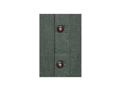 Toad And Co Taj Hemp Button Back Tank Top In Green