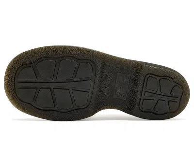 Dr. Martens Buzz 5-eye Dalmatian Hair On Leather Shoes In White