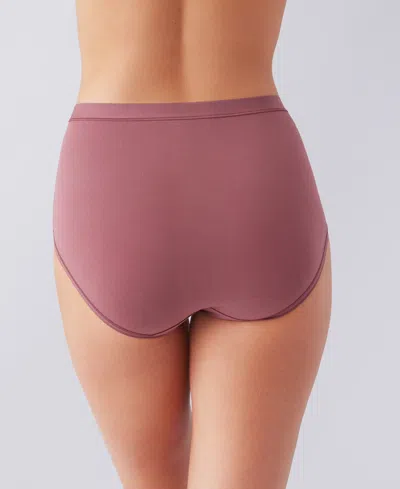 Wacoal Understated Cotton Blend Briefs In Brown