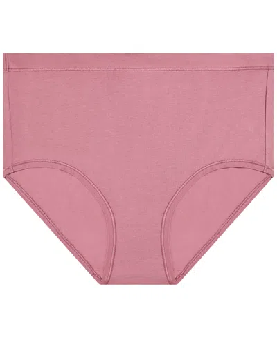 Wacoal Understated Cotton Blend Briefs In Brown