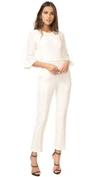 Black Halo Brooklyn Jumpsuit In Белый