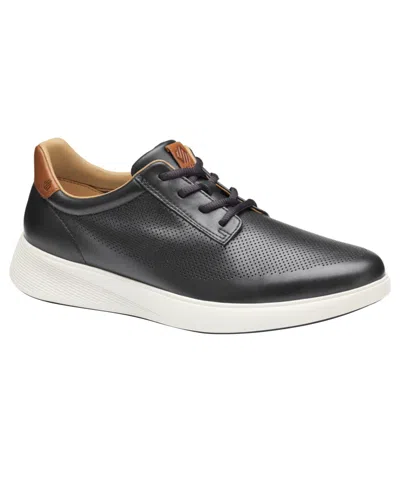 Johnston & Murphy Ackerson Perfed Plain Toe In Black