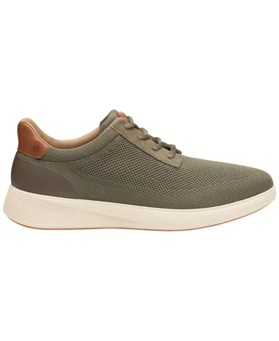 Johnston & Murphy Ackerson Knit Plain Toe Sneaker In Brown