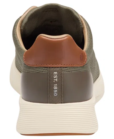 Johnston & Murphy Ackerson Knit Plain Toe Sneaker In Brown
